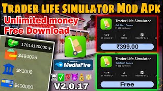 Trader Life Simulator mod apk Unlimited money free download youtube traderlifesimulator2 [upl. by Leasi345]