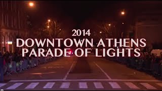 2014 Downtown Athens Parade of Lights [upl. by Jonette]