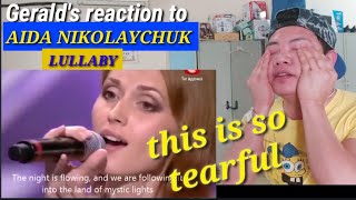 AIDA NIKOLAYCHUK quotLULLABYquot tearful reaction this is so heartbreaking  Gerald Solidor [upl. by Kearney]