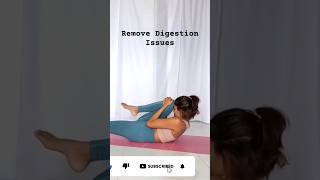 Get rid of Bloating Gas  digestive issues yoga shorts fitness [upl. by Enelrad348]