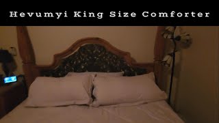 The Best King Size Comforter Set Hevumyi EPISODE 4361 Amazon Unboxing Video [upl. by Ailad]