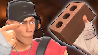 TF2 Throwing Bricks at People With a Mod [upl. by Aronoel864]