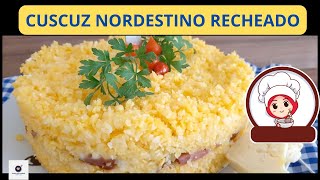 Cuscuz Nordestinho Recheado [upl. by Nosnaj]