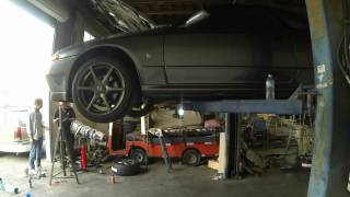 NISMO R32 Clutch Change Video  Importavehiclecom [upl. by Jerald126]