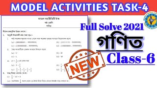 Class6 math গণিত Model Activity Task part4 NEW Full Solve WBBSE Educational Activities Bengali [upl. by Yentrac]