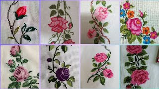 Gorgeous cross stitch patterns countable embroidery charsutikarhailatest dosuti design ideas2024 [upl. by Ynohtnaluap896]