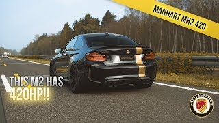 Loud 420 HP BMW M2  MANHART MH2 420  Acceleration Sound [upl. by Priest410]