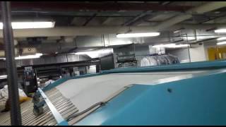 Used Chicago flatwork ironer [upl. by Ahsilak]