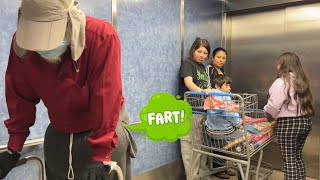 Old Man Farts in Elevator At Walmart [upl. by Gillan]