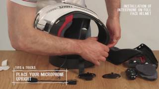 Interphone Tutorial 1 How to Install Intercom on Helmet [upl. by Anirdna]