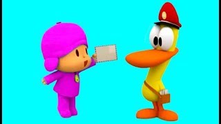 Pocoyo en Español 2019  Estampillas para las Cartas  Caricaturas para Niños [upl. by Enywtna]