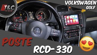 TUTO  Comment installer le poste RCD330360 CarPlay rapidement Véhicule Volkswagen et Seat [upl. by Inttirb]