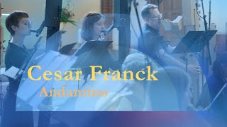 César Franck  Andantino gMoll  Berliner Blockflöten Orchester [upl. by Neeliak490]