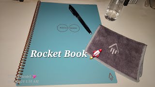 Rocket Book  My Impressions amp How I Am Using It  rocketbook smartnotebook [upl. by Ahsinak]