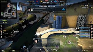 Cloud9 STEWIE2K AWP 4K TO FORCE OT vs FaZe Inferno  ELEAGUE MAJOR BOSTON 2018 [upl. by Coughlin]