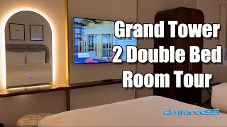 Grand Tower 2 Double Bed Room Tour  Intercontinental Hotel at Magnificent Mile Chicago IL [upl. by Adnuahsar]