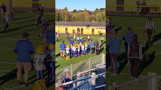 Touchdown cazenovia C team football popwarnerfootball [upl. by Sacul]