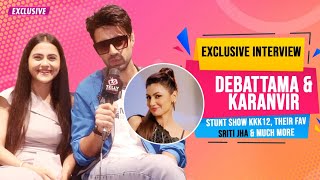 Debattama Karanvir Interview On KKK 12Their Fav Sriti Jha amp More  Shaurya Aur Anokhi Ki Kahani [upl. by Eadahs]