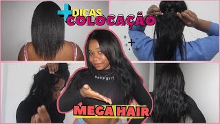 DICAS PARA COMO FAZER UMA BOA COLOCAÇÃO DE MEGA HAIR l FAÇA VOCÊ MESMO l RESULTADO SURPREENDENTE [upl. by Zailer500]