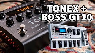 Usando o TONEX PEDAL com a BOSS GT10 [upl. by Ingmar284]