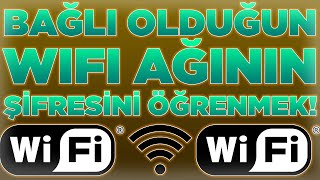 BAĞLI OLDUĞUN WİFİ AĞININ ŞİFRESİ NASIL ÖĞRENİLİR [upl. by Norrej]