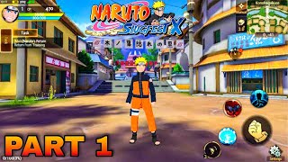 Naruto Slugfest X GAMEPLAY PART 1 Android iOS [upl. by Nylavad537]