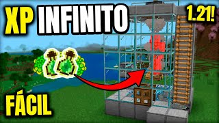 🔥 NUEVA GRANJA de Experiencia INFINITA en Minecraft 121 😉 BEDROCK [upl. by Cargian]