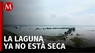 Laguna de Zumpango al 65 de llenado tras estar completamente seca en marzo Conagua [upl. by Anjanette544]