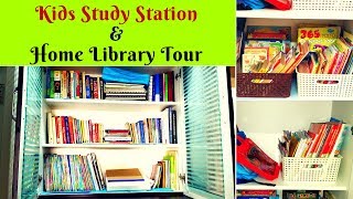 Books Organization  Study station for kids  7 Great Tips to setup a Home Library [upl. by Tolkan]