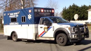 Toms River Twp Police EMS Ambulance 513 Responding 2624 [upl. by Otrepur]