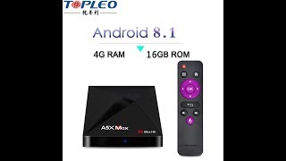 A5X MAX TV Box Android 81 System 4k quad core tv box [upl. by Yci]