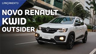 Renault Kwid Outsider 2020 Detalhes acabamento e preço [upl. by Lavona]