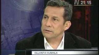 20101115 Ollanta Nacionalizar No es Estatizar parte 1 Hora N [upl. by Gerhard458]