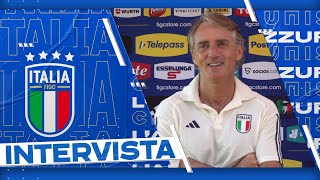 Intervista al Ct Mancini  Match Day  SpagnaItalia [upl. by Arissa]