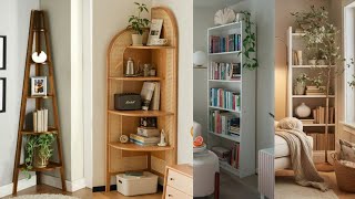 50 Creative Wall Shelves Ideas  Best Corner shelf decorating ideas Wooden Wall Corner Shelf Design [upl. by Inamik417]