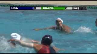 2013 Womens FINA World League Prelims  USA vs Brazil [upl. by Sheila]