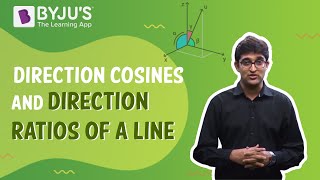 Direction Cosines And Direction Ratios Of A Line in 3D Plane [upl. by Orlosky]