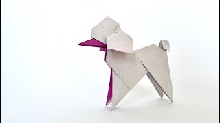 Origami Poodle by Román Díaz [upl. by Inail]