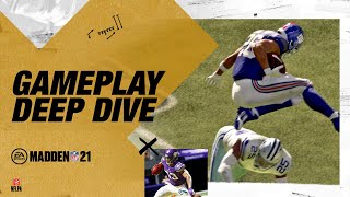 Madden 21  Official Gameplay Deep Dive  PS4 Xbox One PC [upl. by Erlina]