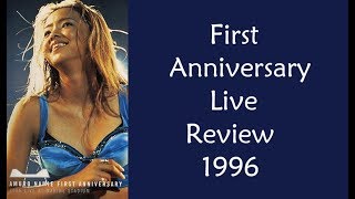 安室奈美恵 Amuro Namie 1996 First Anniversary Live Review [upl. by Akyssej]