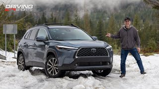 2022 Toyota Corolla Cross vs Subaru Crosstrek AWD OffRoad and Snow [upl. by Sinned28]