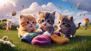 Three Little Kittens Lost Their Mittens and I Found Them animation [upl. by Aura]