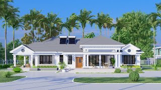 5 Bedroom House Design House Plan ALL ENSUITE Exterior Interior Animation [upl. by Ativel720]