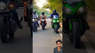 superbike ka sat 1st time rideðŸ”¥ðŸ‘€ Duke 390 ka short videoâ™¥ï¸ðŸ˜ shorts ktm zx10r ninja duke390 [upl. by Owiat]