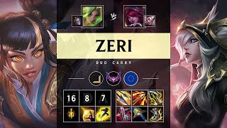 Zeri ADC vs Xayah Godlike  EUW Master Patch 1423 [upl. by Placia]