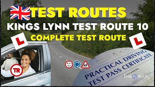 King’s Lynn Driving Test Route 10  Complete Test Route [upl. by Ambrosius]