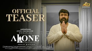 Alone Official Teaser  Mohanlal  Shaji Kailas  Antony Perumbavoor  Aashirvad Cinemas [upl. by Yeslek]