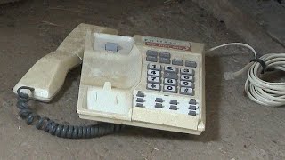 Smashing a Vintage Exicom Landline Phone [upl. by Randell]