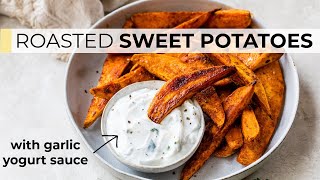 MY NEW FAVORITE SWEET POTATO RECIPE  better than fries [upl. by Cerveny]