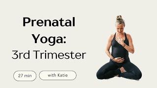 Prenatal Yoga for 3rd Trimester Yoga for Pregnancy [upl. by Dixon142]